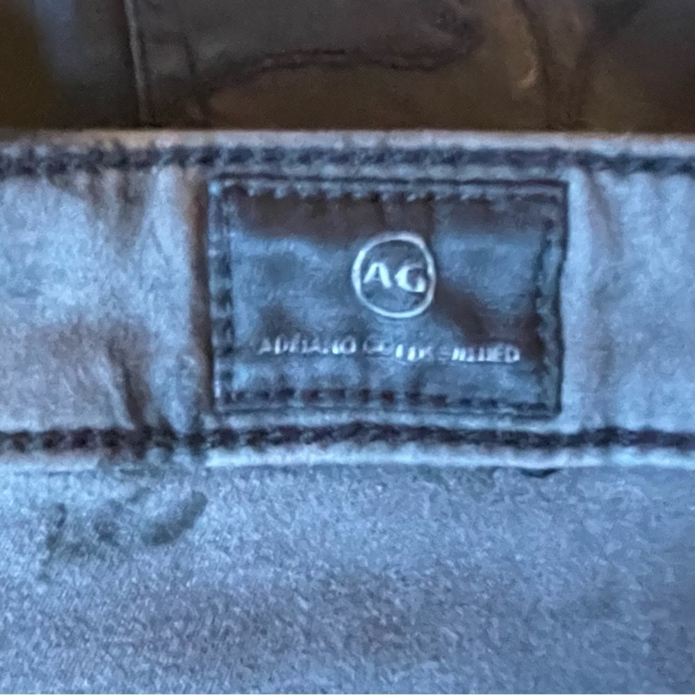AG Adriano Goldschmied NWT The Legging Super Skinny Ankle coated black jeans - Picture 7 of 10